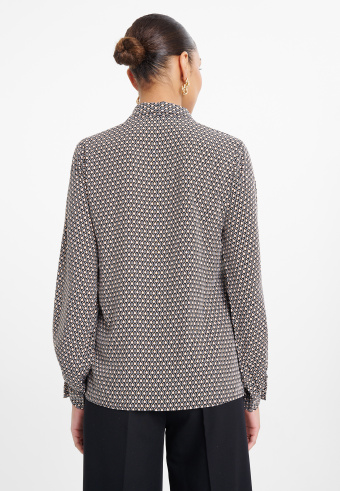 Wiskozowa bluzka z nadrukiem