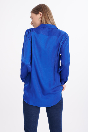 Elegancka koszula z dodatkiem wiskozy