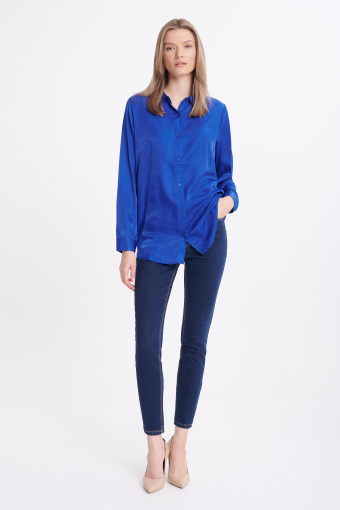 Elegancka koszula z dodatkiem wiskozy