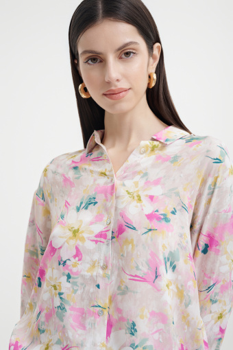 Koszula w pastelowy print 