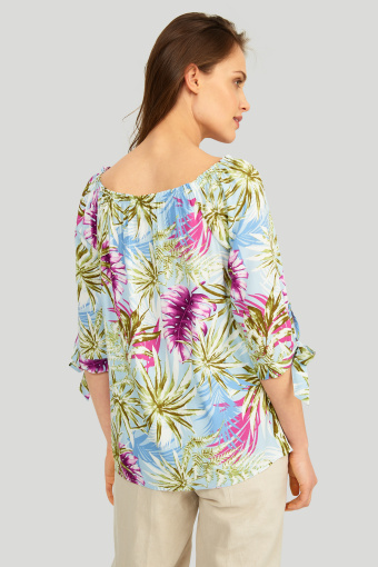 Wiskozowa bluzka z nadrukiem