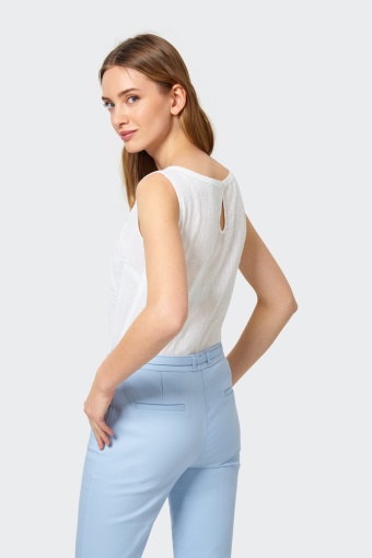 Bawełniana bluzka bez rękawów