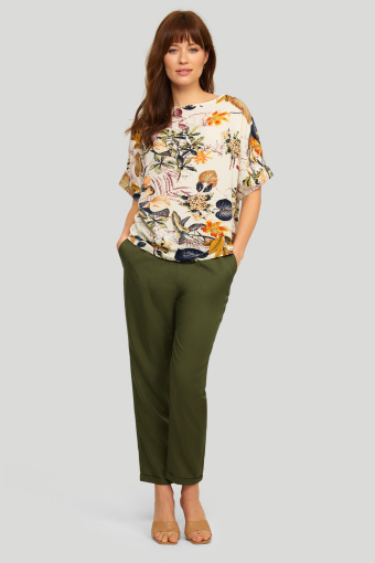 Wiskozowa bluzka o luźnym fasonie Wiskozowa bluzka o luźnym fasonie