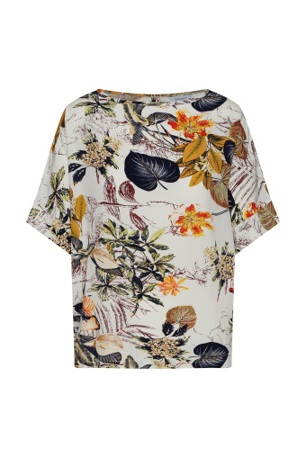 Wiskozowa bluzka o luźnym fasonie Wiskozowa bluzka o luźnym fasonie