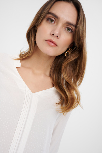 Biała, elegancka bluzka