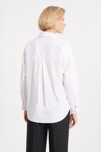 Koszula oversize z przedłużonym tyłem