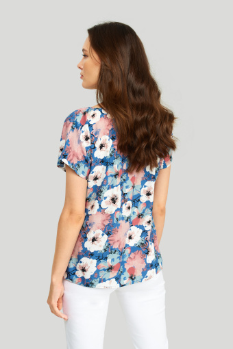 Wiskozowa bluzka z nadrukiem