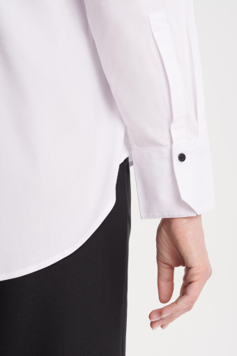 Koszula oversize z przedłużonym tyłem