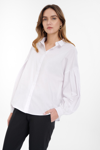 Bawełniana biała koszula