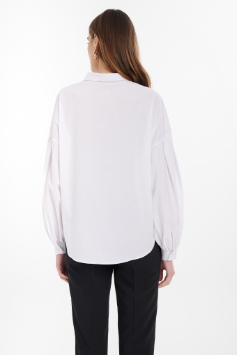 Bawełniana biała koszula