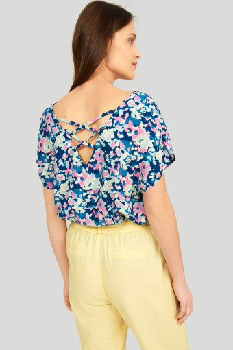 Wiskozowa bluzka z nadrukiem