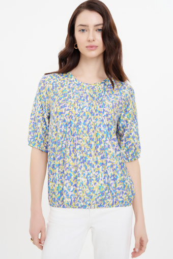 Bluzka w kolorowy print