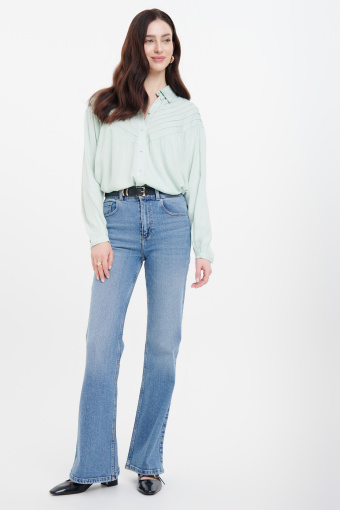 Stylowa koszula w miętowym kolorze