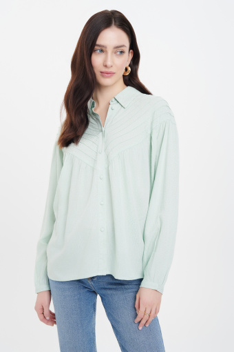 Stylowa koszula w miętowym kolorze