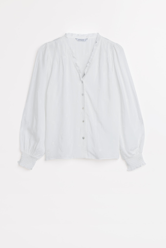 Biała wiskozowa bluzka