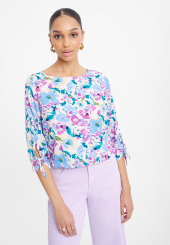 Bluzka w kwiaty