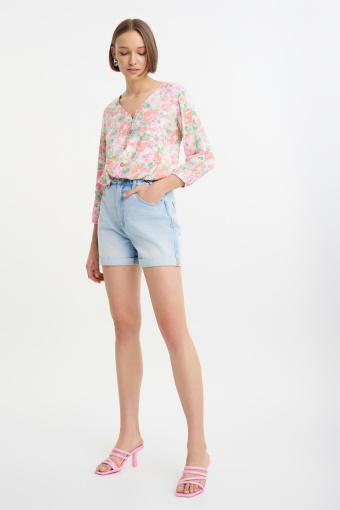 Bluzka boho w kwiaty