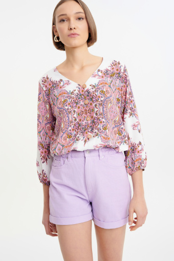 Wiskozowa bluzka w paisley Wiskozowa bluzka w paisley