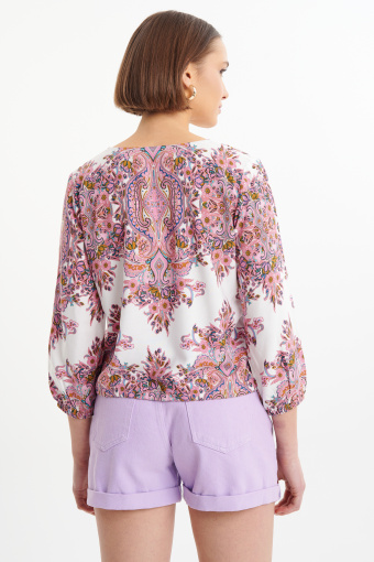Wiskozowa bluzka w paisley Wiskozowa bluzka w paisley