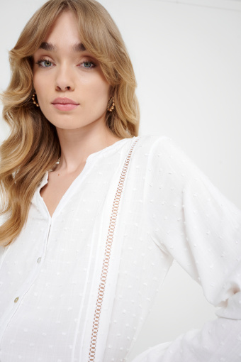 Elegancka biała bluzka