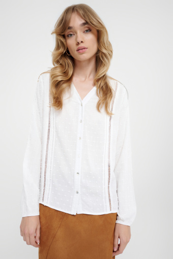 Elegancka biała bluzka