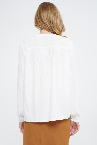 Elegancka biała bluzka