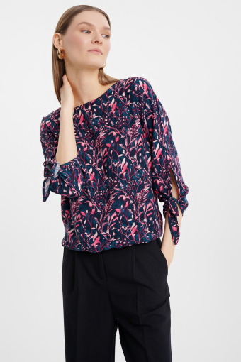 Bluzka w drobne kwiaty