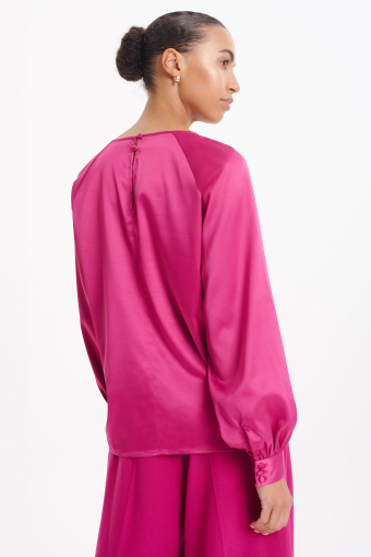 Bluzka z balonowymi rękawami