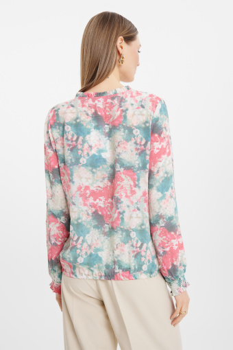 Kolorowa bluzka z wiskozy Kolorowa bluzka z wiskozy