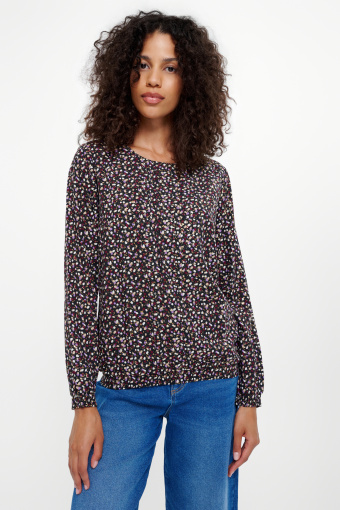 Casualowa bluzka z nadrukiem w łaczkę Casualowa bluzka z nadrukiem w łaczkę