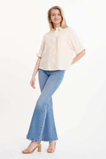 Bluzka w kremowym kolorze