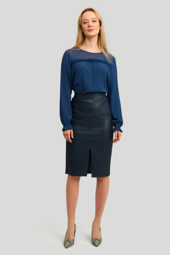 Elegancka bluzka w granatowym kolorze