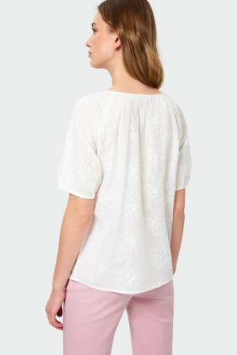 Bluzka z ozdobnej tkaniny