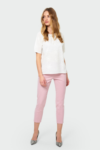 Bluzka z ozdobnej tkaniny