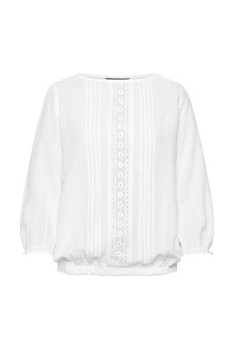 Bluzka w stylu boho, biała