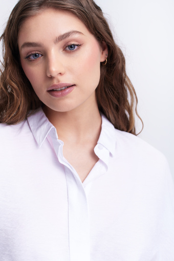 Bluzka z krótkim rękawem, biała