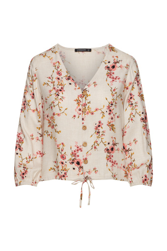 Bluzka w kwiaty w prowansalskim stylu