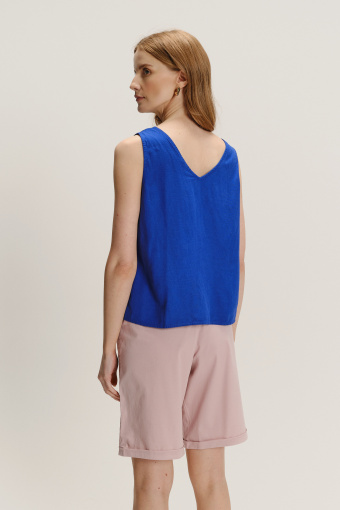 Bluzka w kolorze kobaltowym 