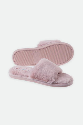 Komfortowe kapcie w różowym kolorze