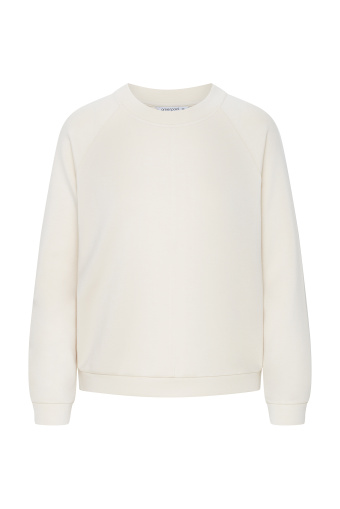 Kremowa bluza z raglanowym rękawem Kremowa bluza z raglanowym rękawem