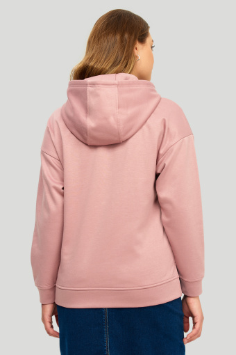 Różowa bluza z kapturem Różowa bluza z kapturem