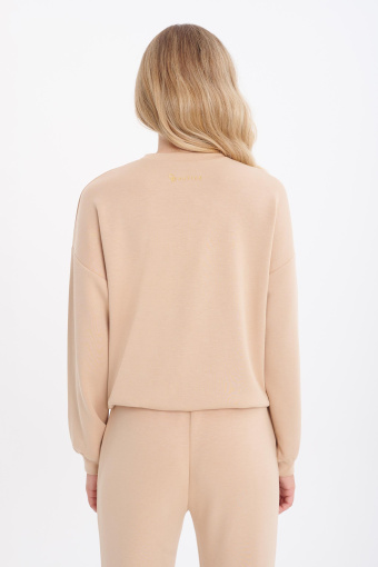 Piankowa bluza, beż