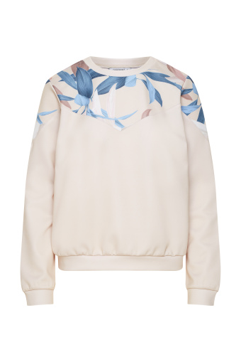 Sportowa bluza z graficzną wstawką Sportowa bluza z graficzną wstawką