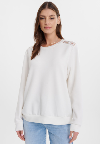 Biała uniwersalna bluza Biała uniwersalna bluza