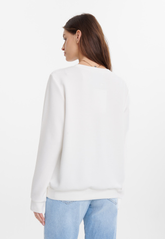 Biała uniwersalna bluza Biała uniwersalna bluza
