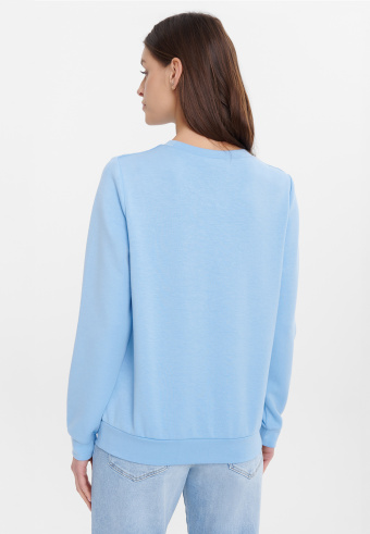 Stylowa, jasnoniebieska bluza