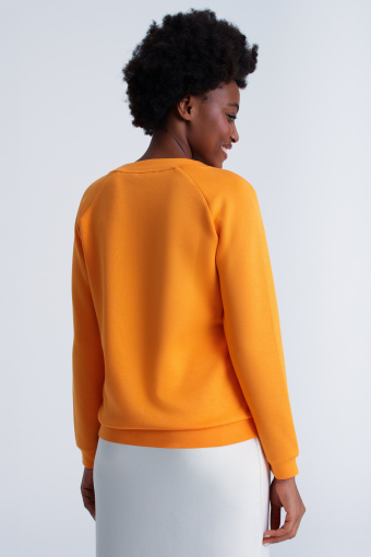 Bluza w soczystym kolorze pomarańczowym Bluza w soczystym kolorze pomarańczowym