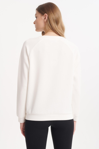 Klasyczna, kremowa bluza