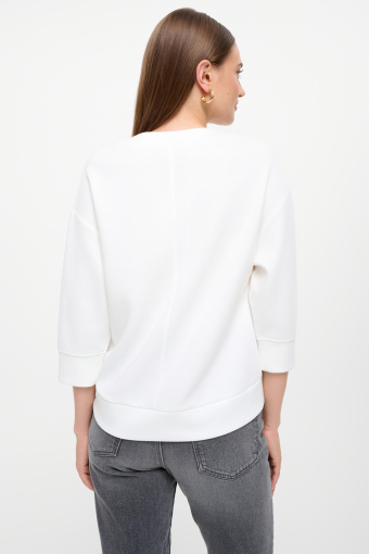 Bluza casual w białym kolorze