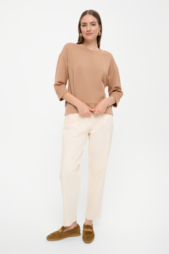 Karmelowa bluza rękaw 3/4 Karmelowa bluza rękaw 3/4